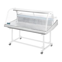 Polar G-Serie Fisch Display servieren ueber Theke Kuehlschrank 255Ltr