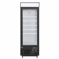 Polar G-Serie Gefrierschrank mit Sichtfenster 412Ltr Schwarz