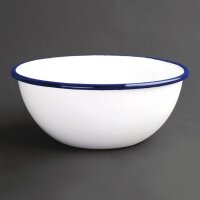 Olympia emaillierte Dessertschalen weiß-blau 6cm (6...