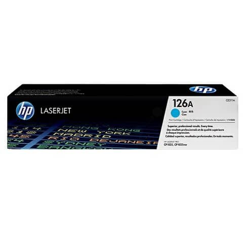 Original HP Toner cyan (CE311A,126A,126AC,126ACYAN,NO126A,NO126AC,NO126ACYAN)