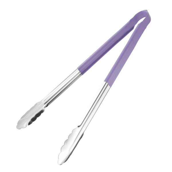 Hygiplas farbkodierte Servierzange violett 40,5cm