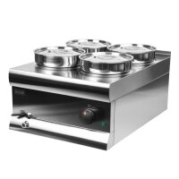 Lincat Silverlink 600 Bain-Marie BS4W 4x 4,5L