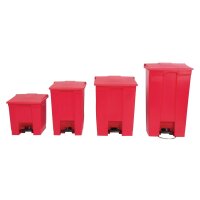 Rubbermaid Abfalleimer rot 87Ltr