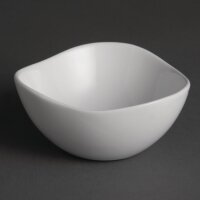 Olympia Whiteware gewellte Schalen 10,5cm (12 Stück)