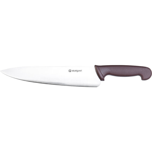 Stalgast Kochmesser, HACCP, Griff braun, Edelstahlklinge 25 cm