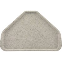 Polyestertablett Trapez, Farbe Granit, 477 x 337 x 15 mm...