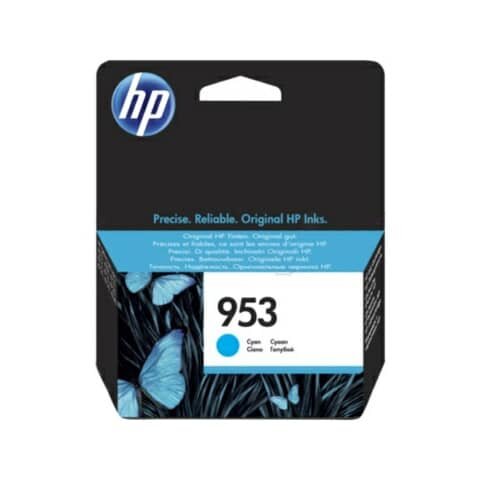 Original HP Tintenpatrone cyan (F6U12AE,F6U12AE#ACU,F6U12AE#BGX,F6U12AE#BGY,953,953C,953CYAN,NO953,NO953C,NO953CYAN)