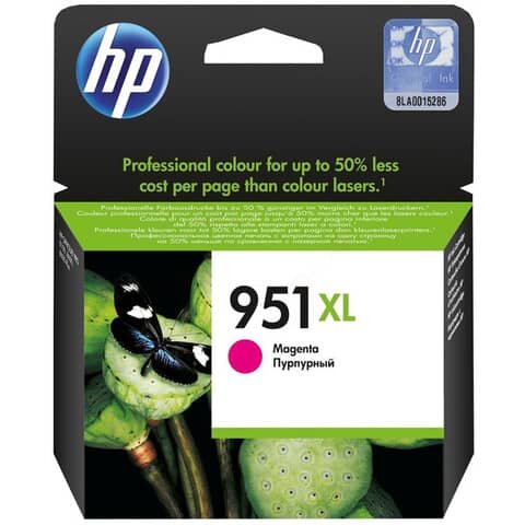 Original HP Tintenpatrone magenta (CN047AE,CN047AE#ACU,CN047AE#BGX,CN047AE#BGY,951XL,951XLM,951XLMAGENTA,NO951XL,NO951XLM,NO951XLMAGENTA)