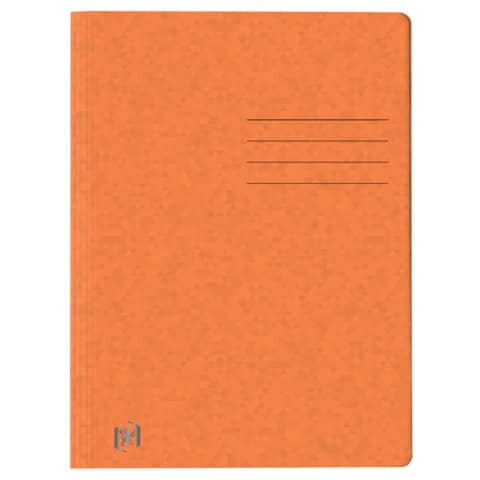 Oxford Top File + A4 Schnellhefter beidseitiges Beschriftungsfeld orange