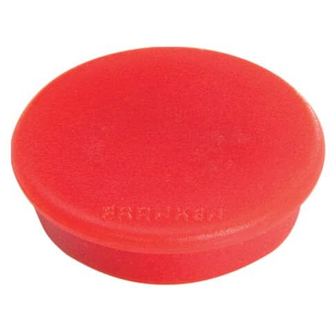 Magnet rund, 38 mm, 1500 g, 10 Stück, rot