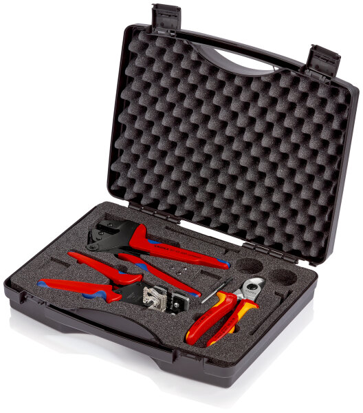 KNIPEX 97 91 01 Werkzeugkoffer für Photovoltaik 1 x 12 12 11, 1 x 95 16 165, 1 x 97 43 200 A