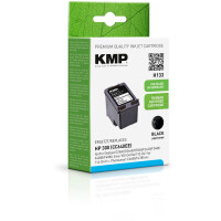 KMP Patrone HP CC640EE NR.300 black 200 S. H133 refilled