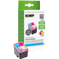 KMP Patrone HP CH562EE NR.301 color 165 S. H136 refilled