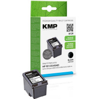 KMP Patrone HP CC653AE NR.901 black 200 S. H139 refilled