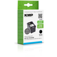 KMP Patrone HP CC653AE NR.901 black 200 S. H139 refilled