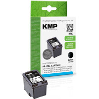 KMP Patrone HP C2P05AE NR.62XL black 600S. H162 refilled