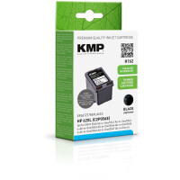 KMP Patrone HP C2P05AE NR.62XL black 600S. H162 refilled