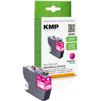 KMP Patrone Brother LC3219XLM magenta 1500 S. B58MX refilled