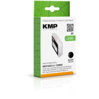 KMP Patrone Brother LC-1000Bk black 700 S. B9 kompatibel