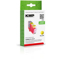 KMP Patrone Canon CLI521Y yellow 530 S. C76 kompatibel