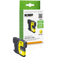 KMP Patrone Brother LC-980Y yellow 260 S. B77Y