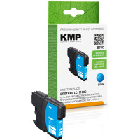 KMP Patrone Brother LC-1100C    325 S. cyan remanufactured