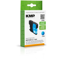 KMP Patrone Brother LC-1100C    325 S. cyan remanufactured