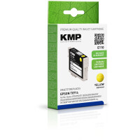 KMP Patrone Epson T0714 yellow 475 S. E110 remanufactured