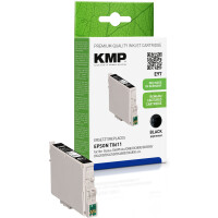 KMP Patrone Epson T0611 black 250 S. E97 remanufactured