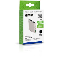 KMP Patrone Epson T0611 black 250 S. E97 remanufactured