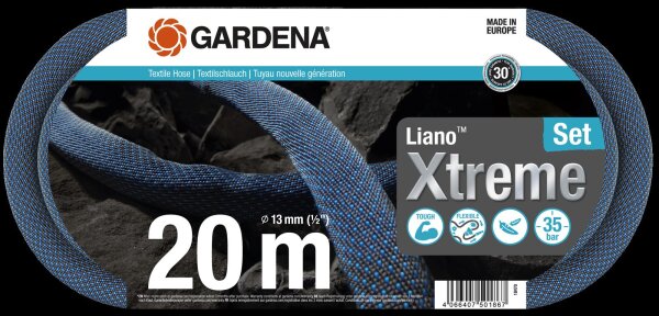 GARDENA Gartenschlauch Xtreme 1/2" Set 20,0 m