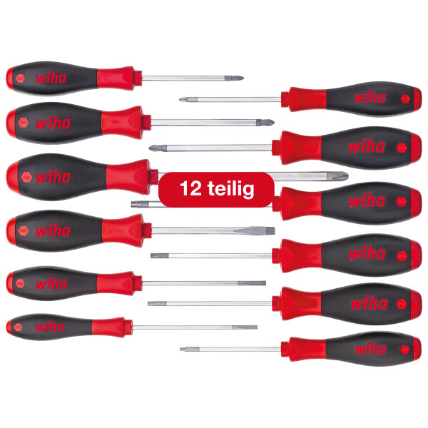 Wiha Schraubendreher Set SoftFinish® gemischt 12-tlg. (41002)