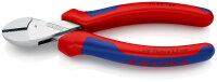 KNIPEX 73 05 160 X-Cut® Kompakt-Seitenschneider hochübersetzt mit Mehrkomponenten-Hüllen verchromt 160 mm