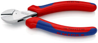 KNIPEX 73 05 160 X-Cut® Kompakt-Seitenschneider hochübersetzt mit Mehrkomponenten-Hüllen verchromt 160 mm