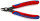 KNIPEX 78 31 125 Electronic Super Knips® mit Mehrkomponenten-Hüllen brüniert 125 mm