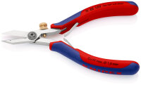 KNIPEX 11 82 130 Elektronik-Abisolierschere mit Mehrkomponenten-Hüllen 140 mm