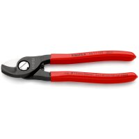 KNIPEX 95 11 165 Kabelschere mit Kunststoff...