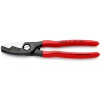 KNIPEX 95 11 200 Kabelschere mit Doppelschneide mit...