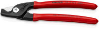 KNIPEX 95 11 160 StepCut® Kabelschere mit Kunststoff...