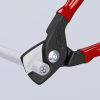 KNIPEX 95 11 160 StepCut® Kabelschere mit Kunststoff überzogen brüniert 160 mm