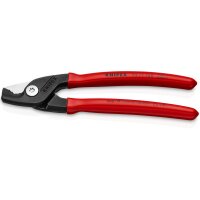 KNIPEX 95 11 160 StepCut® Kabelschere mit Kunststoff...