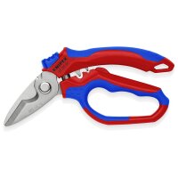 KNIPEX 95 05 20 SB Gewinkelte Elektrikerschere mit...