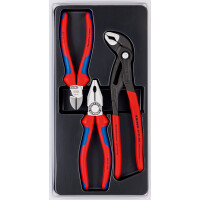 KNIPEX 00 20 09 V01 Bestseller-Paket 1 x 03 02 180, 1 x 70 02 160, 1 x 87 01 250  (SB-Karte/Blister)