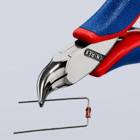 KNIPEX 35 42 115 Elektronik-Greifzange mit Mehrkomponenten-Hüllen 115 mm