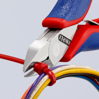 KNIPEX 77 42 115 Elektronik-Seitenschneider mit Mehrkomponenten-Hüllen 115 mm