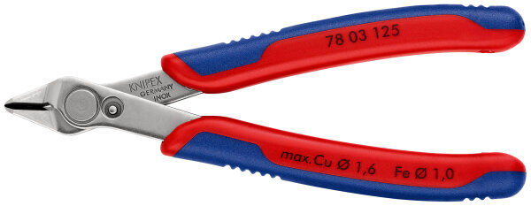 KNIPEX 78 03 125 Electronic Super Knips® mit Mehrkomponenten-Hüllen 125 mm