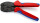 KNIPEX 97 52 34 PreciForce® Crimpzange mit Mehrkomponenten-Hüllen brüniert 220 mm