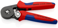 KNIPEX 97 53 04 Selbsteinstellende Crimpzange für Aderendhülsen mit Seiteneinführung mit Mehrkomponenten-Hüllen brüniert 180 mm