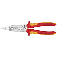 KNIPEX 13 96 200 Elektro-Installationszange isoliert mit...