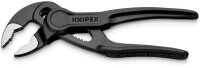 KNIPEX 87 00 100 Cobra® XS Wasserpumpenzange aufgeprägte, raue Oberfläche grau atramentiert 100 mm